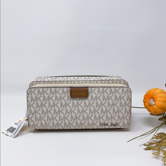 Michael Kors JST Large Double Zip Travel Pouch - Picture 5 of 8